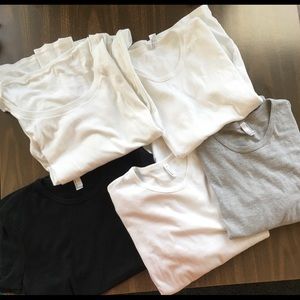 Bundle of 5 American Apparel tees